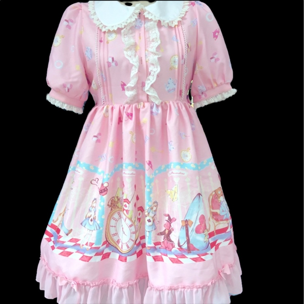 RARE Doll Paradise Lolita Alice Wonderland dress M
